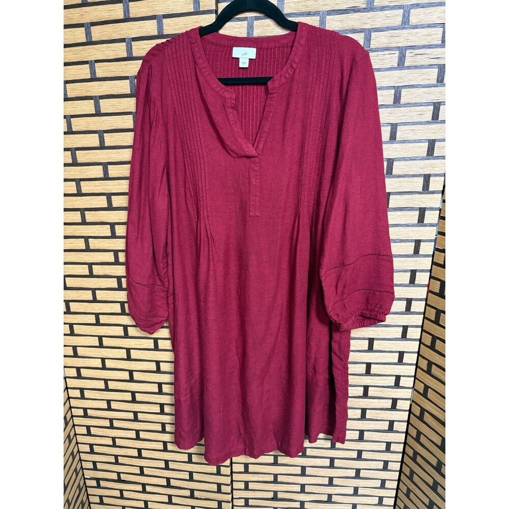 J. Jill Burgundy‎ Dress Size Large